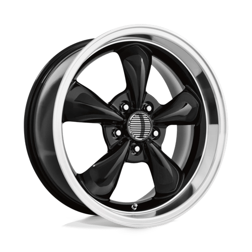 OE Creations PR106 Gloss Black W/ Machined Lip 17x8 0 5x120.65mm 73.1mm - Wheelwiz