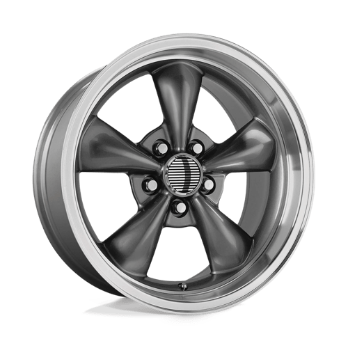 OE Creations PR106 Anthracite Machined 17x10.5 +27 5x114.3mm 70.7mm - WheelWiz