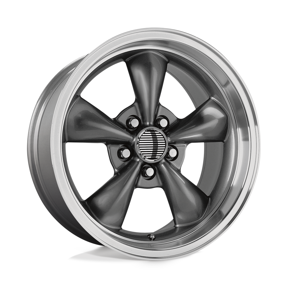 OE Creations PR106 Anthracite Machined 17x10.5 +27 5x114.3mm 70.7mm - WheelWiz