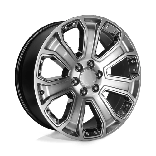 OE Creations PR113 Hyper Silver Dark W/ Accents 20x9 +24 6x139.7mm 78.1mm - Wheelwiz