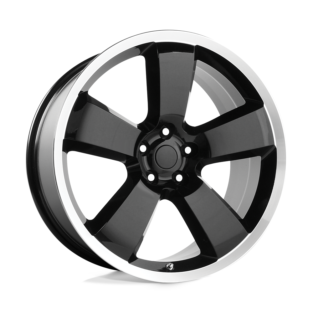 OE Creations PR119 Gloss Black/machined Lip 20x9 +20 5x115mm 71.5mm - WheelWiz