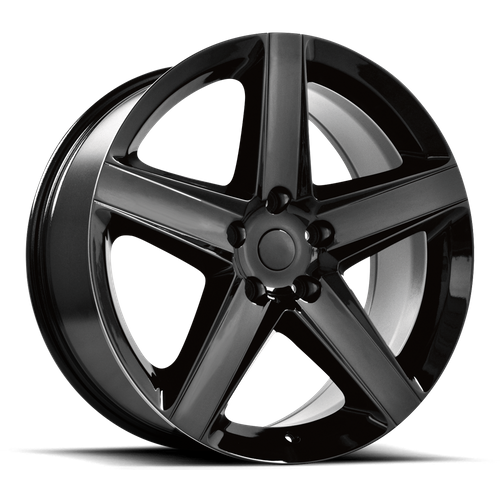OE Creations PR129 Gloss Black 20x10 +50 5x127mm 71.5mm - Wheelwiz
