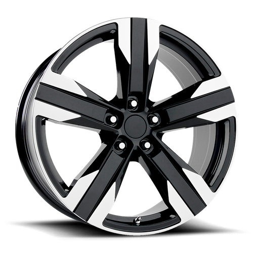 OE Creations PR135 Gloss Black Machined 20x9 +40 5x120mm 67.1mm - WheelWiz