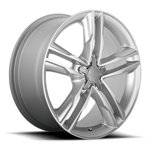 OE Creations PR141 Hyper Silver 16x7.5 +35 5x112mm 66.6mm - WheelWiz