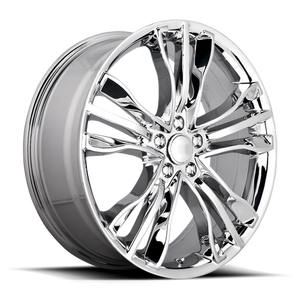 OE Creations PR142 Chrome 19x8.5 +32 5x112mm 66.6mm - WheelWiz