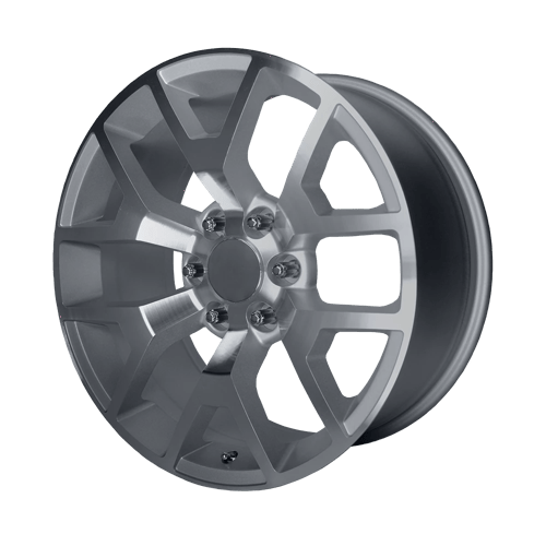 OE Creations PR150 Silver Machined 22x9 +27 6x139.7mm 78.1mm - Wheelwiz