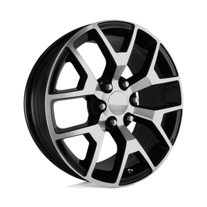 OE Creations PR150 Gloss Black/machined 20x9 +27 6x139.7mm 78.1mm - WheelWiz