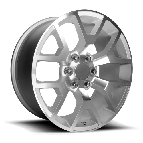 OE Creations PR150 Silver Machined 22x9 +27 6x139.7mm 78.1mm