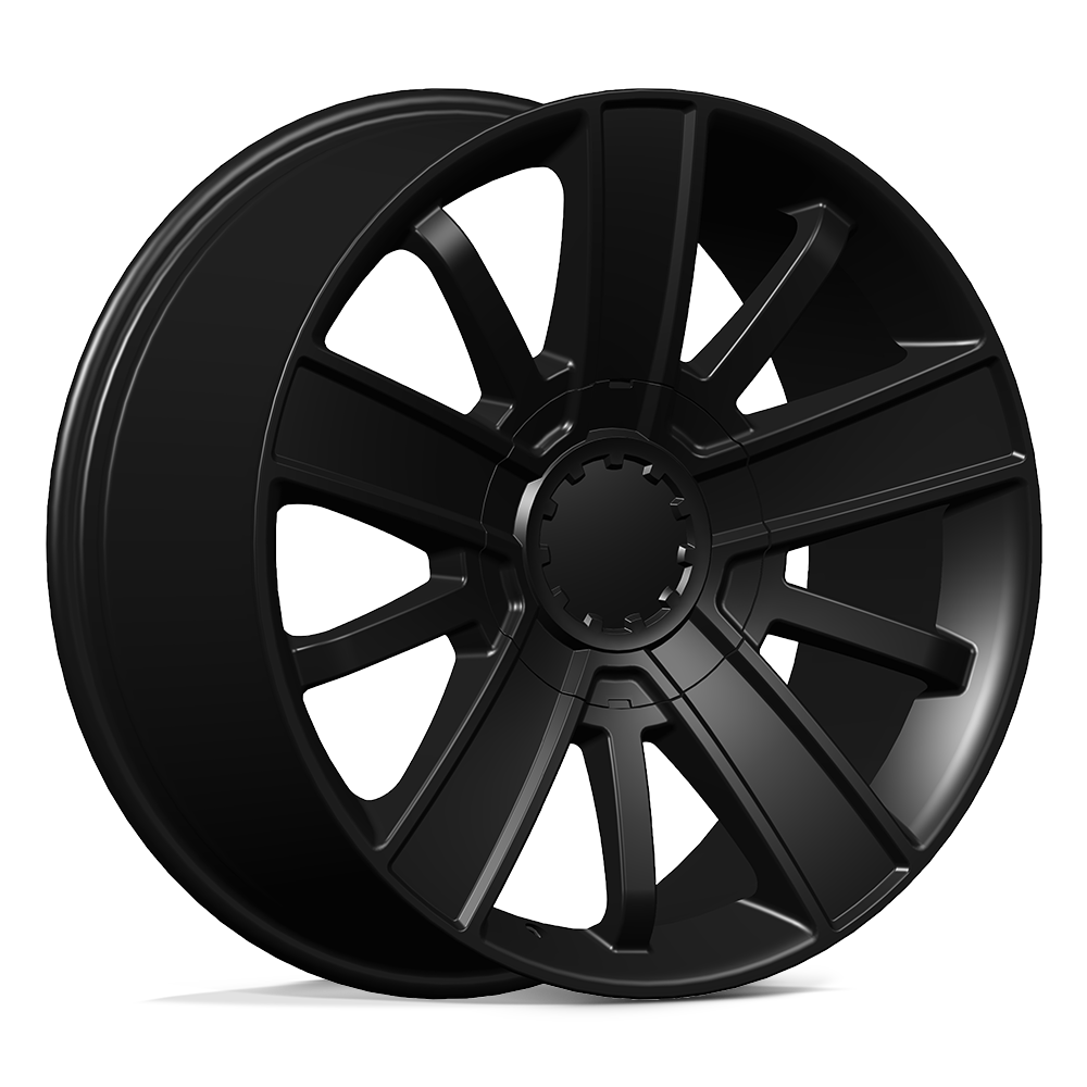 OE Creations PR153 Satin Black 20x9 +27 6x139.7mm 78.1mm - WheelWiz