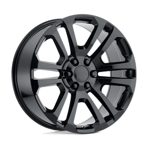 OE Creations PR158 Gloss Black 22x9 +24 6x139.7mm 78.1mm - WheelWiz