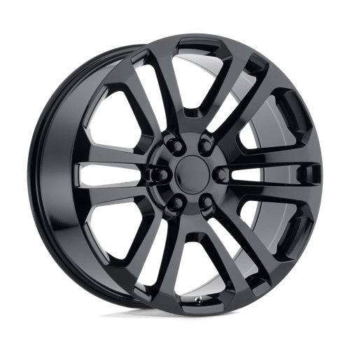 OE Creations PR158 Gloss Black 22x9 +24 6x139.7mm 78.1mm - WheelWiz