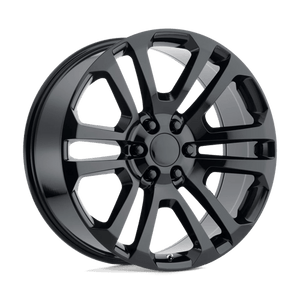 OE Creations PR158 Gloss Black 22x9 +24 6x139.7mm 78.1mm - WheelWiz