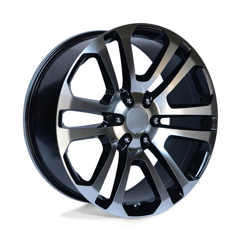 OE Creations PR158 Gloss Black With Machined Face 20x9 +24 6x139.7mm 78.1mm - WheelWiz