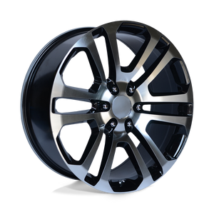 OE Creations PR158 Gloss Black With Machined Face 20x9 +24 6x139.7mm 78.1mm - WheelWiz