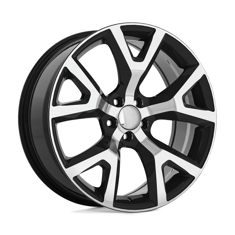 OE Creations PR159 Gloss Black With Machined Face 17x7.5 +31 5x110mm 65.1mm - WheelWiz