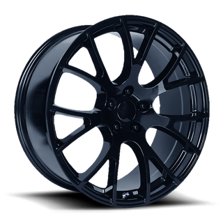 OE Creations PR161 Gloss Black 20x10 +18 5x115mm 71.5mm