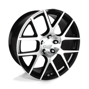 OE Creations PR163 Gloss Black Machined 20x9 +20 5x115mm 71.5mm - WheelWiz