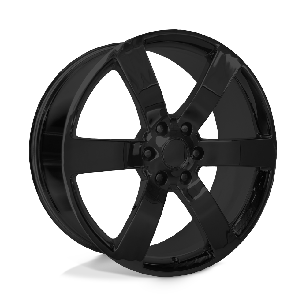 OE Creations PR165 Gloss Black 20x8 +45 6x127mm 78.1mm - WheelWiz