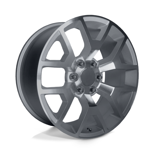 OE Creations PR169 Silver W/ Machined Spokes 20x9 +27 6x139.7mm 78.1mm - Wheelwiz