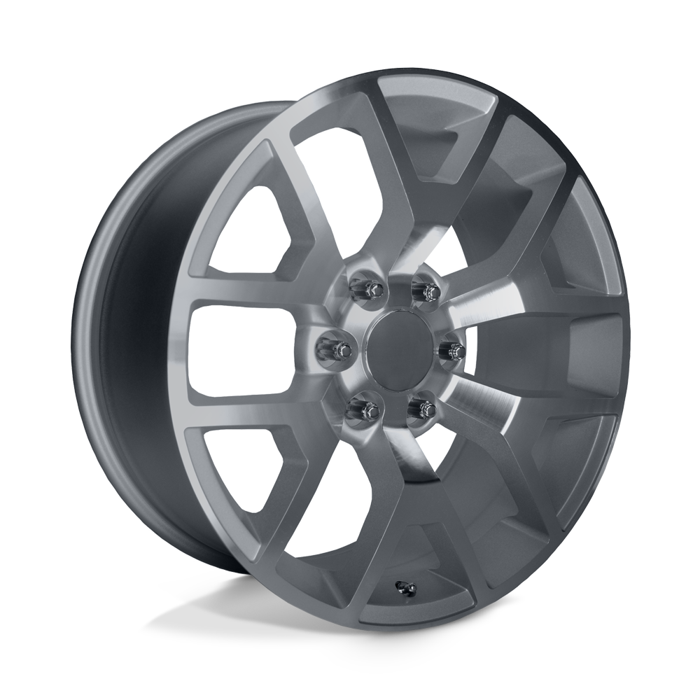 OE Creations PR169 Silver With Machined Spokes 22x9 +27 6x139.7mm 78.1mm - WheelWiz
