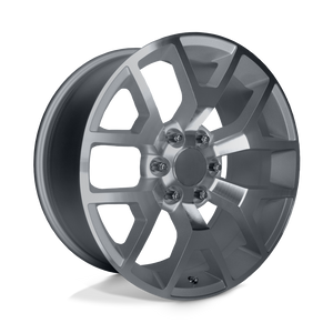 OE Creations PR169 Silver With Machined Spokes 22x9 +27 6x139.7mm 78.1mm - WheelWiz