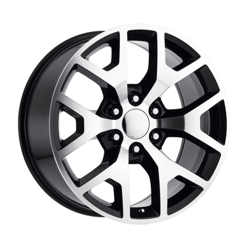 OE Creations PR169 Gloss Black W/ Machined Spokes 24x10 +31 6x139.7mm 78.1mm - Wheelwiz