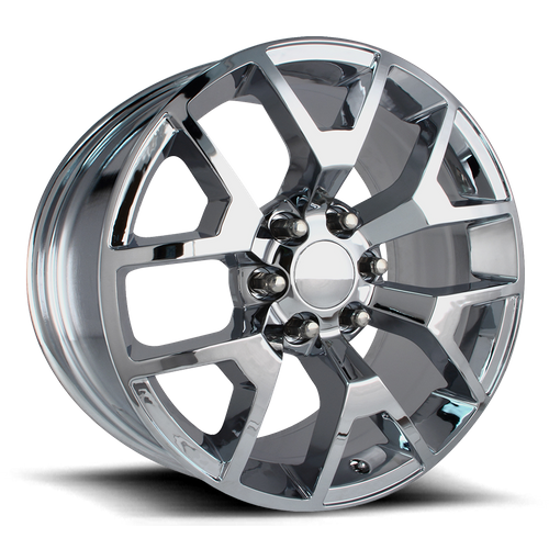 OE Creations PR169 Chrome 20x9 +27 6x139.7mm 78.1mm