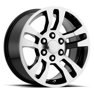 OE Creations PR175 Gloss Black Machined 18x8 +24 6x139.7mm 78.1mm - WheelWiz