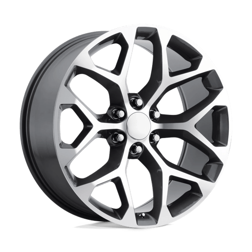 OE Creations PR176 Gunmetal Machined 24x10 +24 6x139.7mm 78.1mm - Wheelwiz