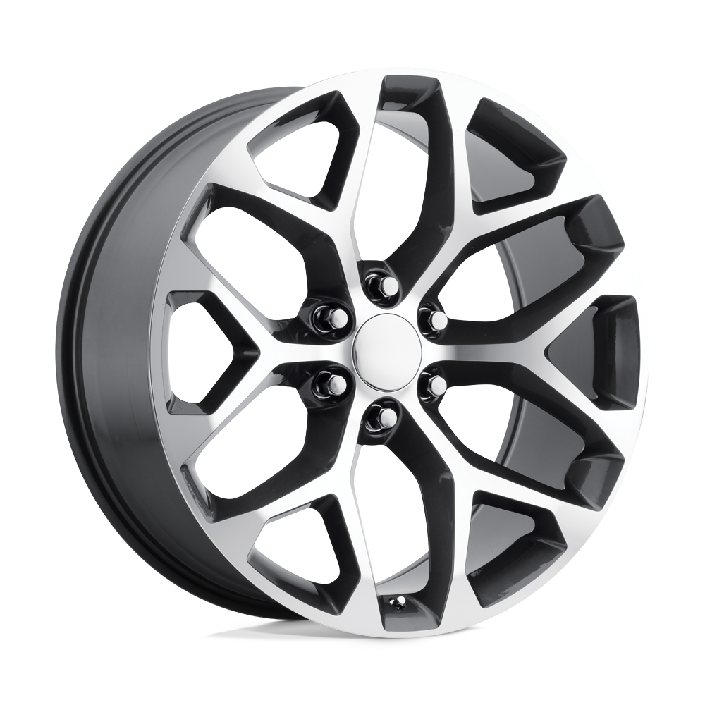 OE Creations PR176 Gunmetal Machined 24x10 +31 6x139.7mm 78.1mm - WheelWiz