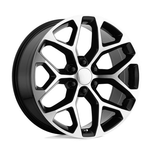 OE Creations PR176 Gloss Black Machined 26x10 +24 6x139.7mm 78.1mm - Wheelwiz