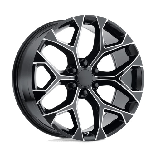 OE Creations PR176 Gloss Black Milled 20x9 +24 6x139.7mm 78.1mm - Wheelwiz