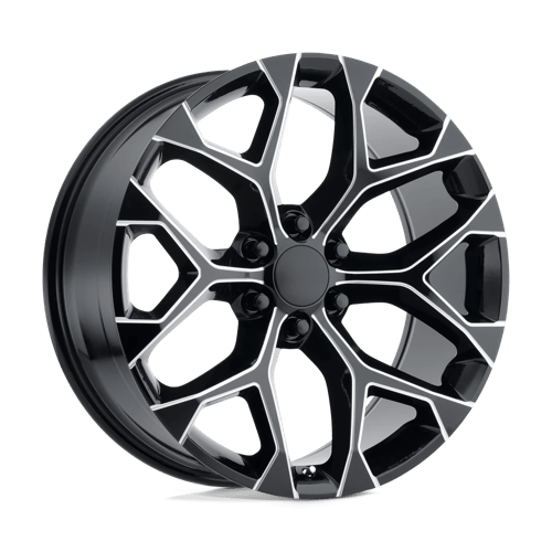 OE Creations PR176 Gloss Black Milled 24x10 +24 6x139.7mm 78.1mm - Wheelwiz