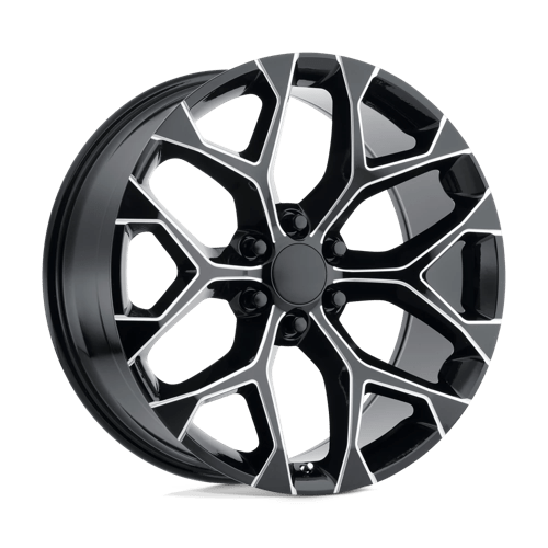 OE Creations PR176 Gloss Black Milled 24x10 +31 6x139.7mm 78.1mm - WheelWiz