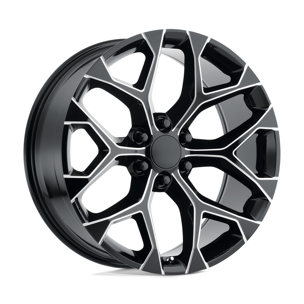 OE Creations PR176 Gloss Black Milled 24x10 +31 6x139.7mm 78.1mm - WheelWiz