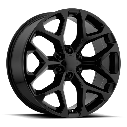 OE Creations PR176 Matte Black 20x9 +24 6x139.7mm 78.1mm