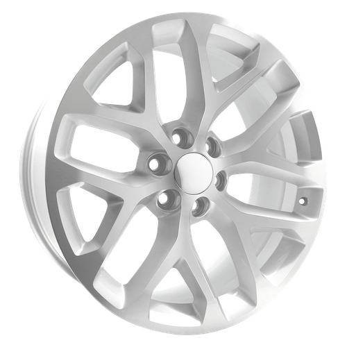 OE Creations PR177 Silver Machined 22x9 +24 6x139.7mm 78.1mm