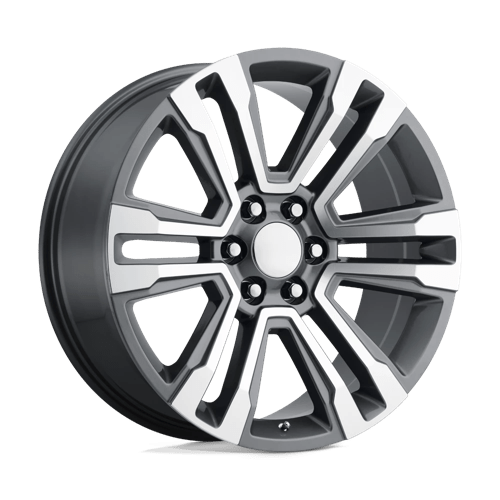 OE Creations PR182 Gunmetal Machined 22x9 +24 6x139.7mm 78.1mm - Wheelwiz
