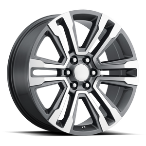 OE Creations PR182 Gunmetal Machined 22x9 +24 6x139.7mm 78.1mm