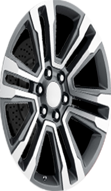 OE Creations PR182 Gunmetal Machined 22x9 +24 6x139.7mm 78.1mm