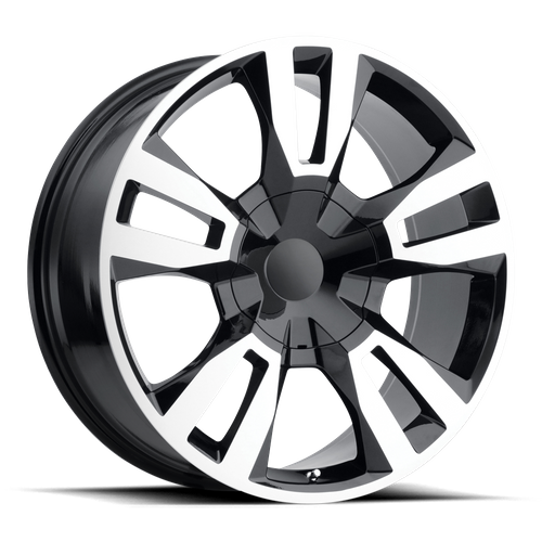 OE Creations PR188 Gloss Black Machined 24x10 +31 6x139.7mm 78.1mm