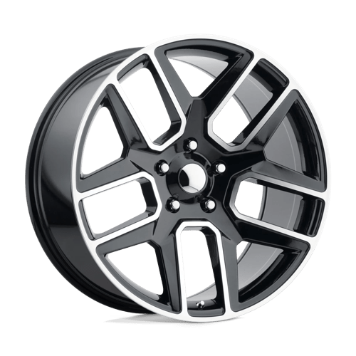 OE Creations PR192 Gloss Black Machined 20x9 +19 5x139.7mm 78.1mm - Wheelwiz