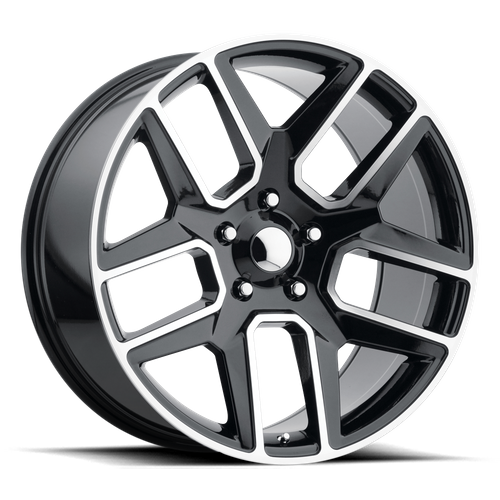 OE Creations PR192 Gloss Black Machined 20x9 +19 6x139.7mm 78.1mm