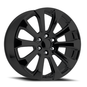 OE Creations PR204 Gloss Black 22x9 +28 6x139.7mm 78.1mm