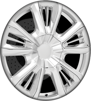 OE Creations PR212 Silver With Chrome Accents 22x9 +28 6x139.7mm 78.1mm