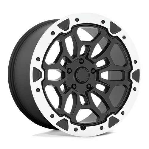OE Creations PR215 Matte Black Machined 22x10 +19 6x139.7mm 78.1mm - Wheelwiz