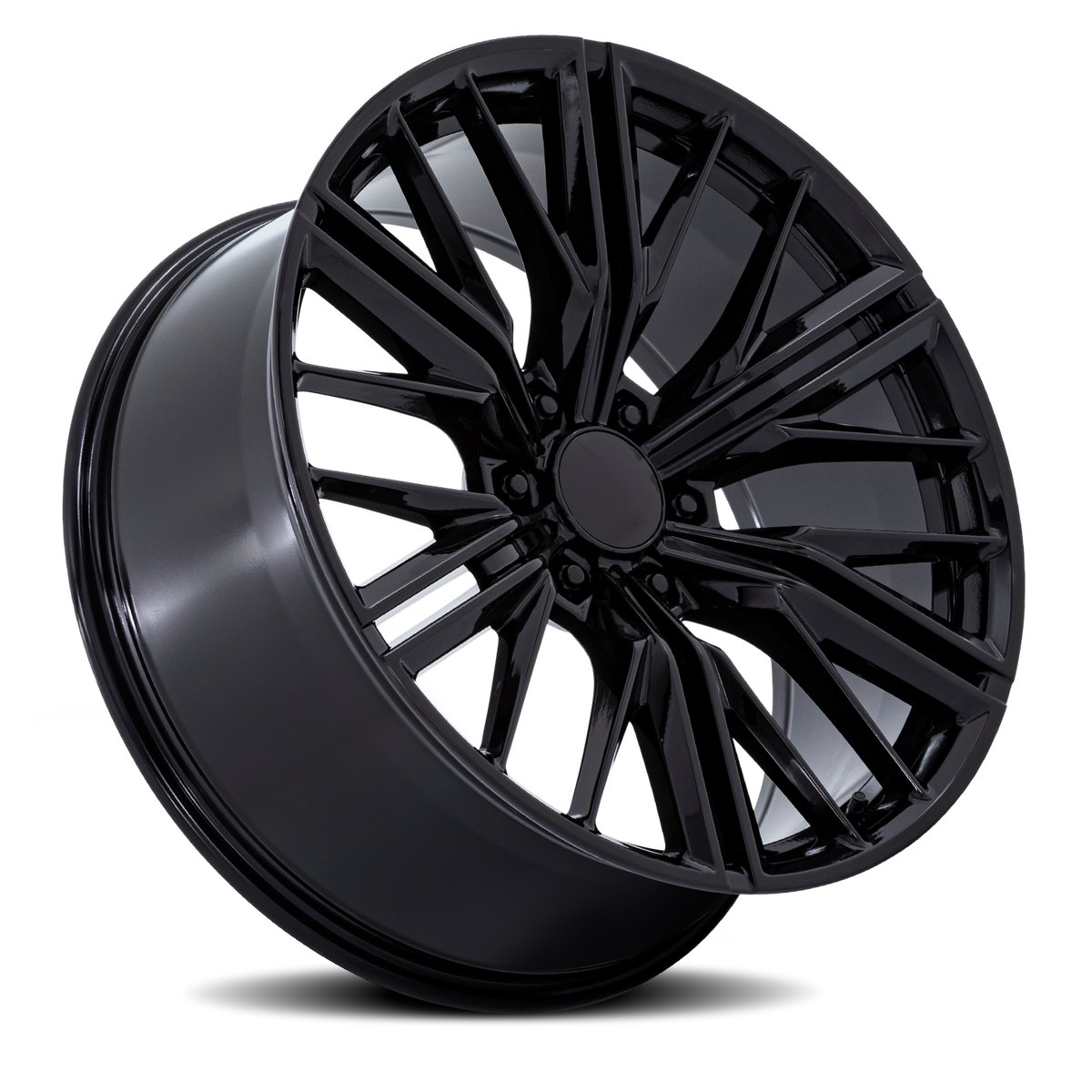 OE Creations PR227 Gloss Black 24x10 +24 6x139.7mm 78.1mm