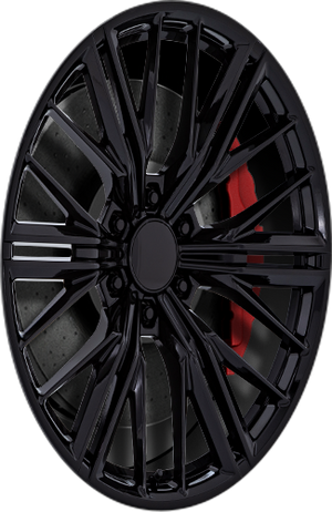 OE Creations PR227 Gloss Black 24x10 +24 6x139.7mm 78.1mm