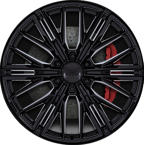 OE Creations PR227 Gloss Black 26x10 +31 6x139.7mm 78.1mm