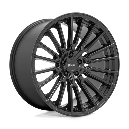 Niche M250 PREMIO Matte Black 20x10.5 +27 5x112mm 66.6mm - Wheelwiz